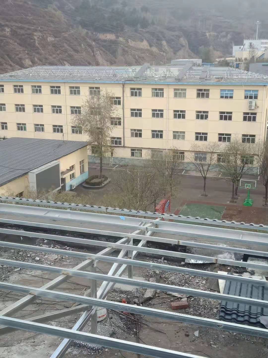 樹脂瓦施工現場
